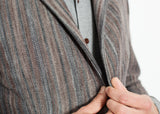 Watercolor Sport Jacket in Brown/Blue